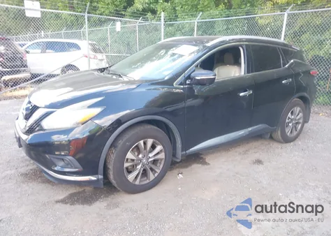 2015 Nissan Murano Sl из США, поврежденный, VIN 5N1AZ2MH6FN226458